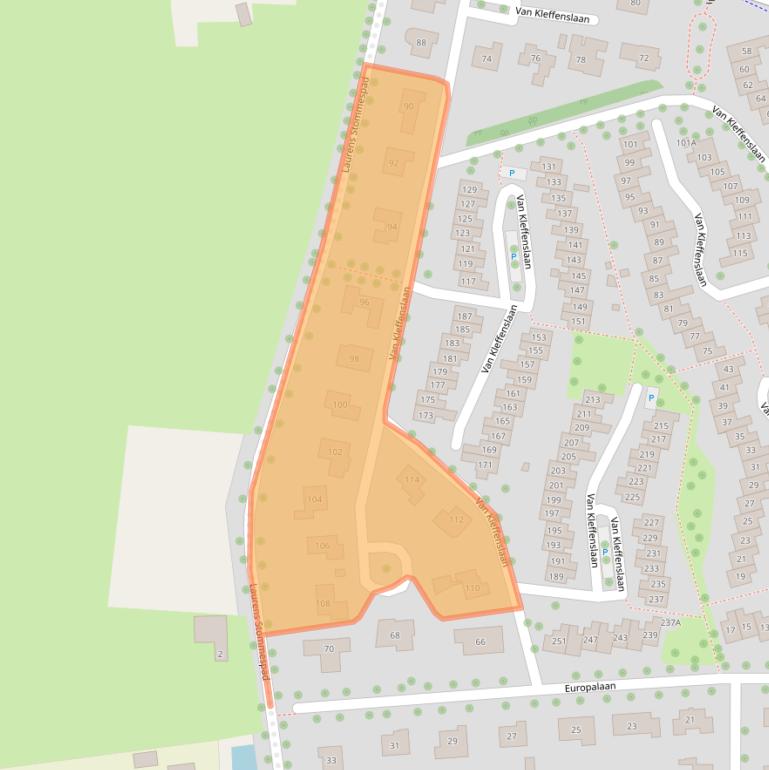 Kaart van postcodegebied 4334HL.