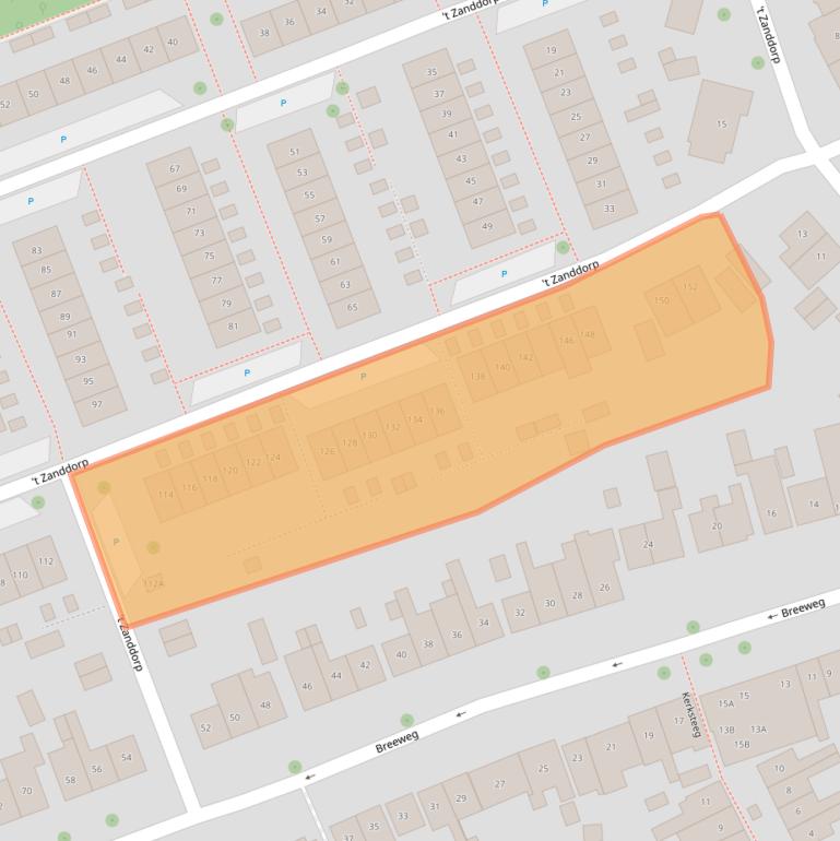Kaart van postcodegebied 4335AM.