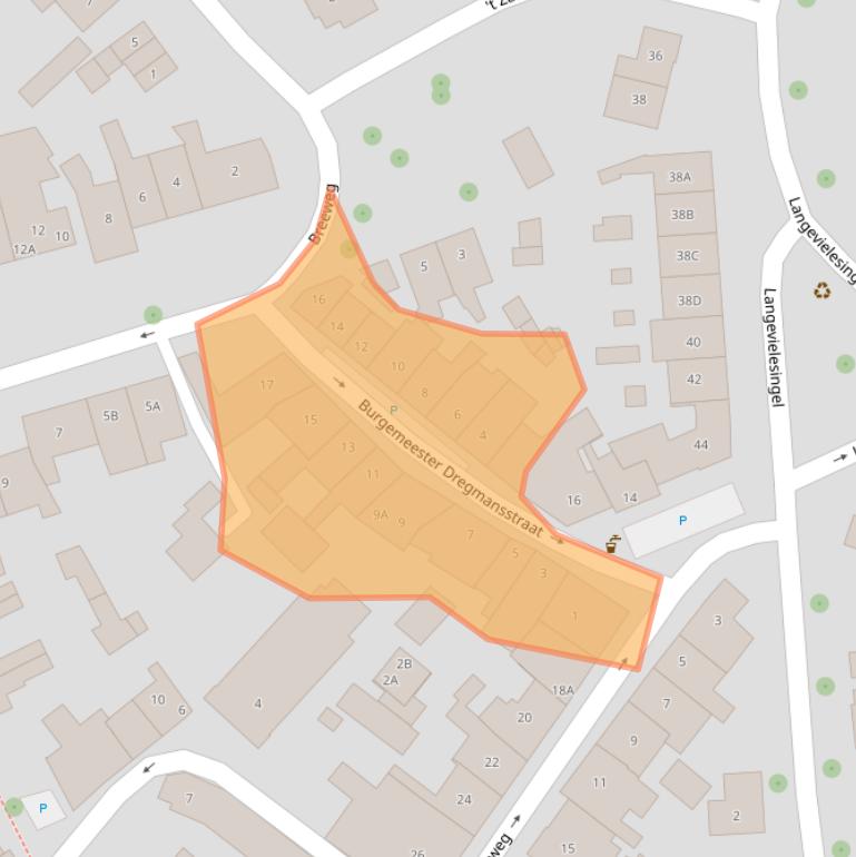 Kaart van postcodegebied 4335BG.