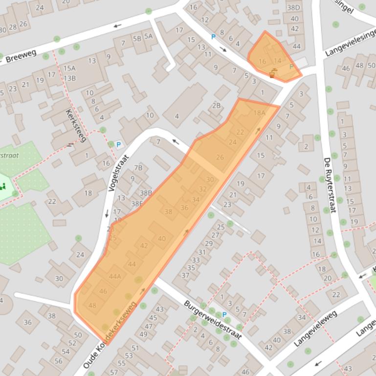 Kaart van postcodegebied 4335CD.