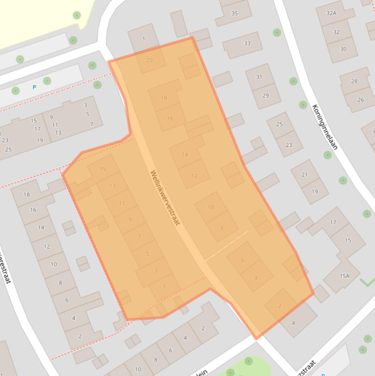 Kaart van postcodegebied 4335CZ.