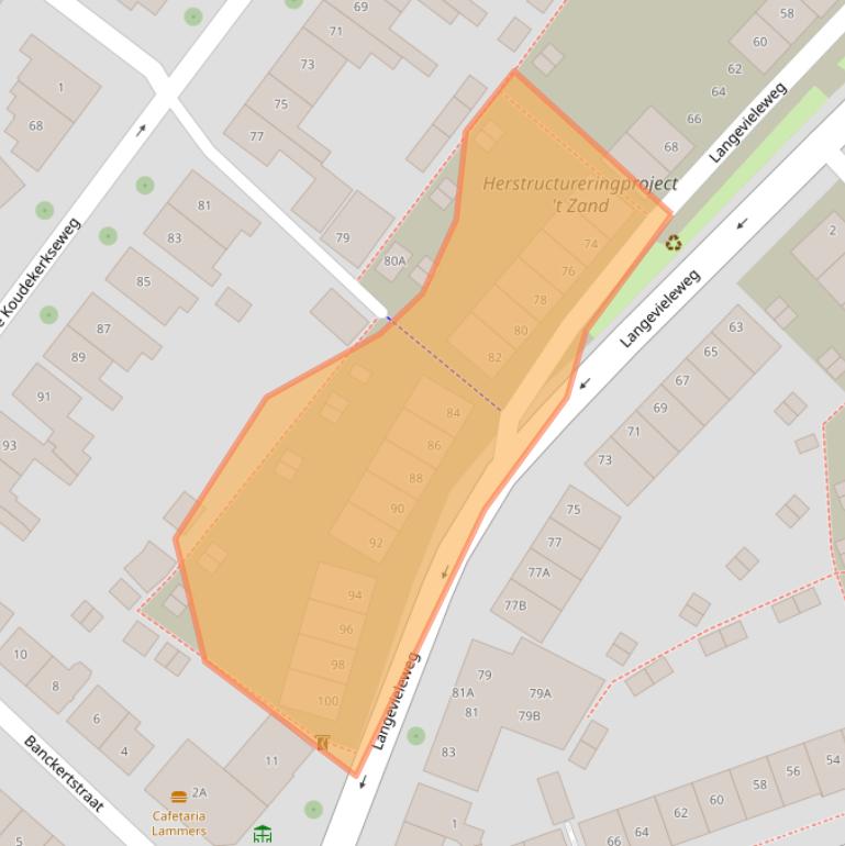 Kaart van postcodegebied 4335GX.