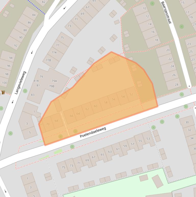 Kaart van postcodegebied 4335HS.