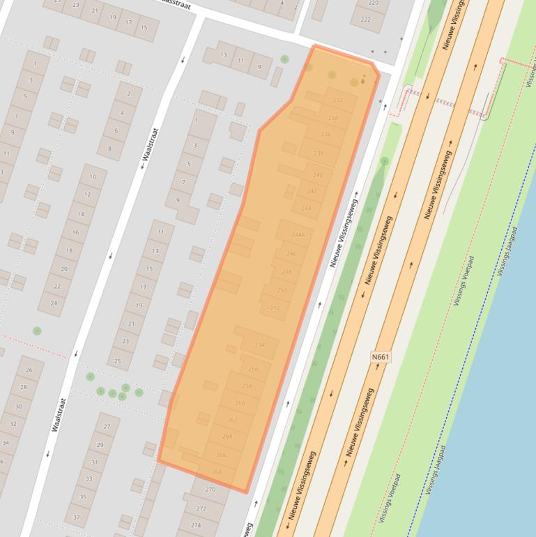 Kaart van postcodegebied 4335JH.