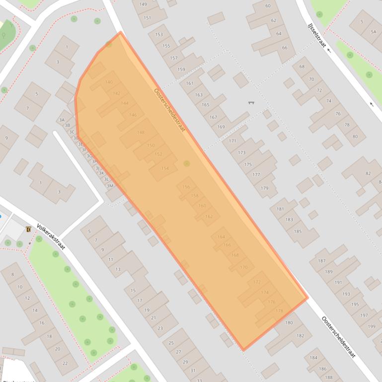 Kaart van postcodegebied 4335PM.