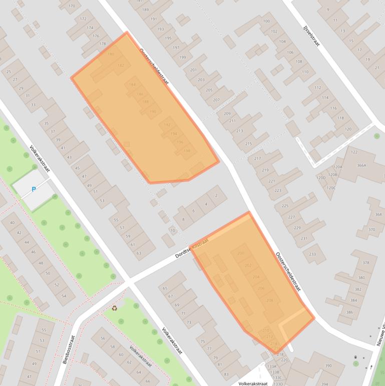 Kaart van postcodegebied 4335PN.