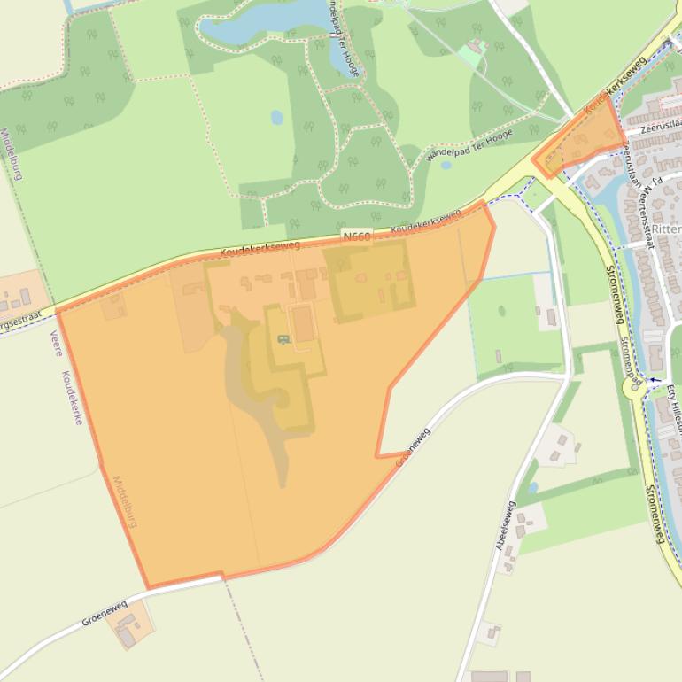 Kaart van postcodegebied 4335SN.