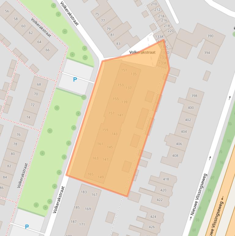 Kaart van postcodegebied 4335VG.