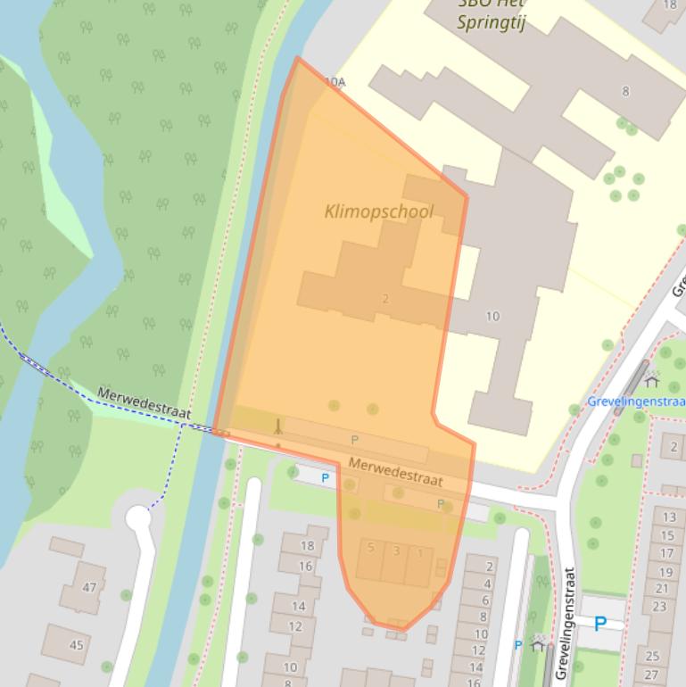 Kaart van postcodegebied 4335XR.