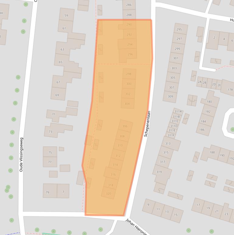 Kaart van postcodegebied 4336AP.