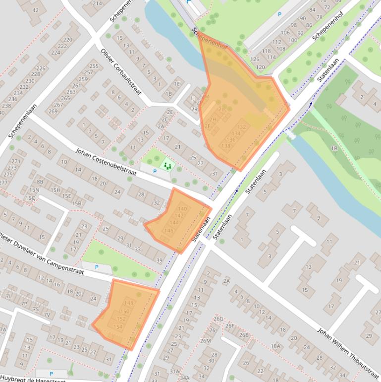 Kaart van postcodegebied 4336CM.