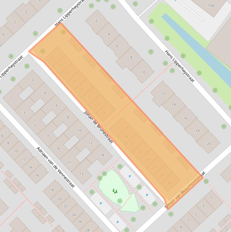 Kaart van postcodegebied 4336DH.