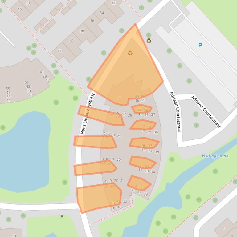 Kaart van postcodegebied 4336DM.