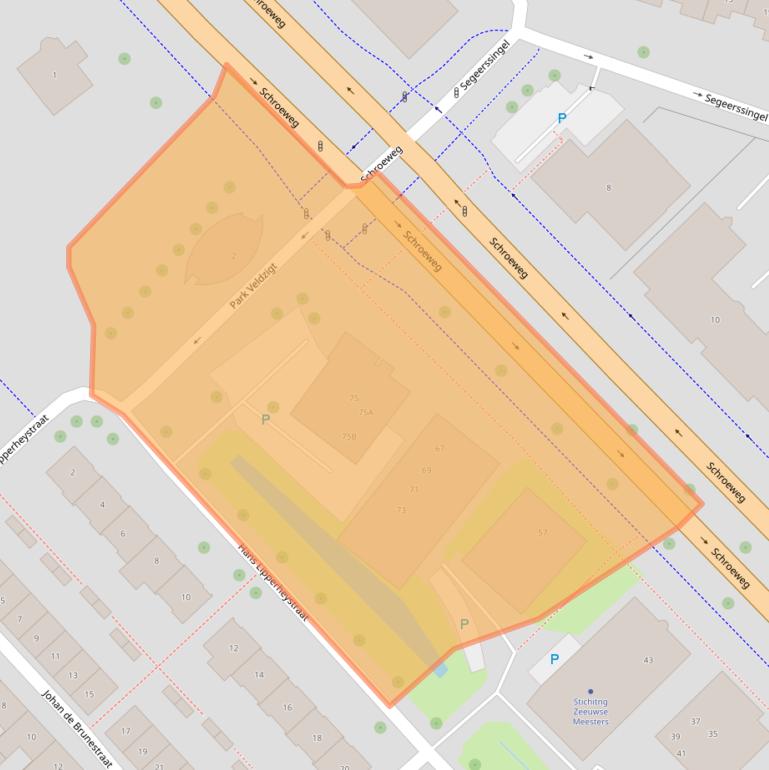 Kaart van postcodegebied 4336DX.