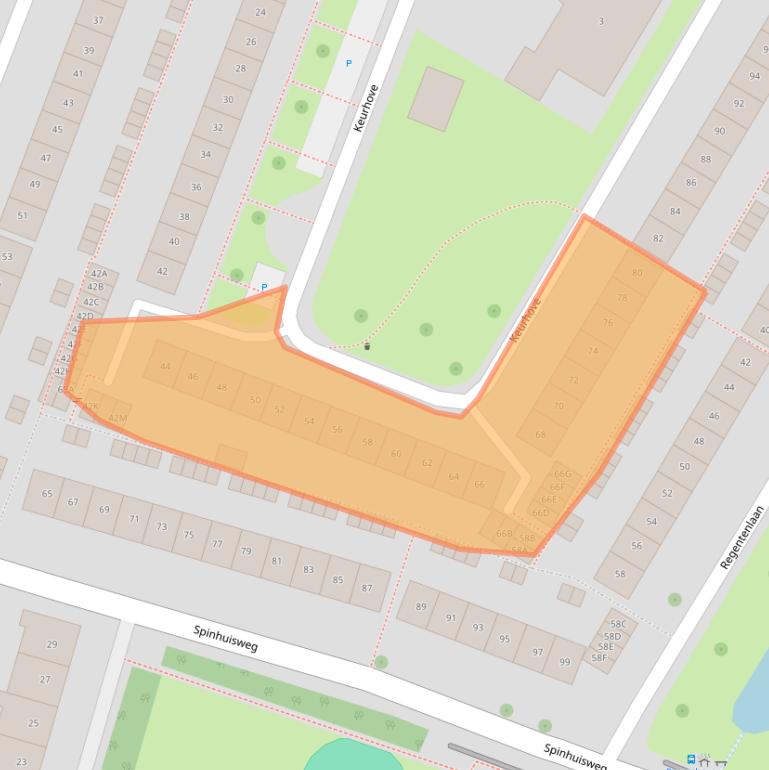 Kaart van postcodegebied 4336GP.