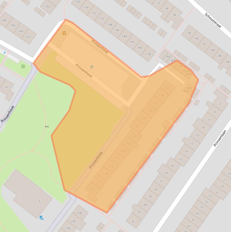 Kaart van postcodegebied 4336HE.