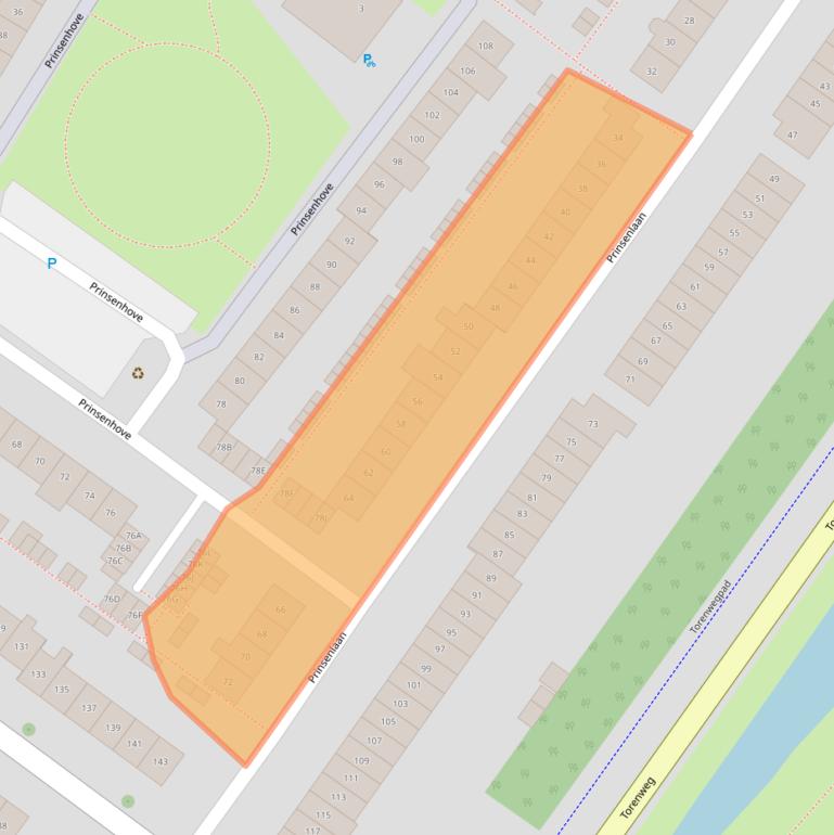 Kaart van postcodegebied 4336HM.