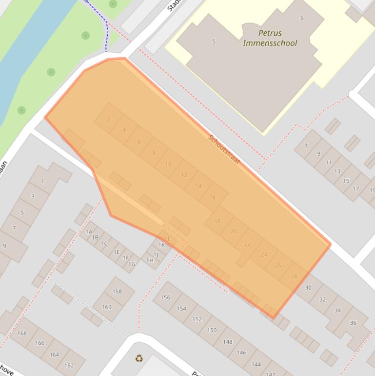 Kaart van postcodegebied 4336HR.