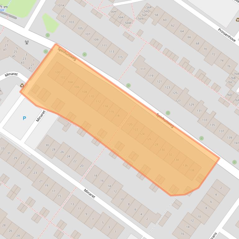 Kaart van postcodegebied 4336JA.