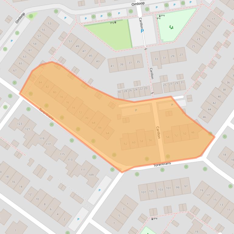 Kaart van postcodegebied 4336JS.