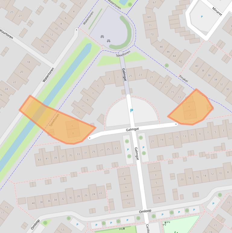 Kaart van postcodegebied 4336KA.