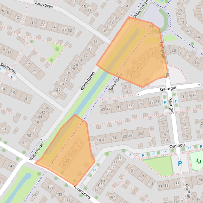 Kaart van postcodegebied 4336KD.