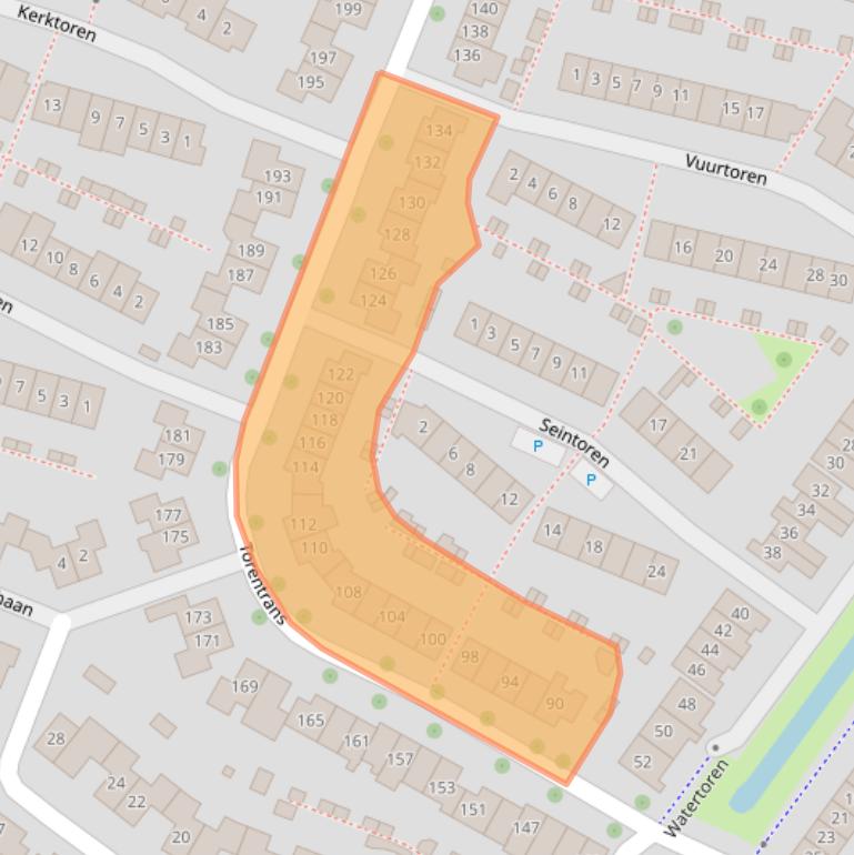 Kaart van postcodegebied 4336KG.