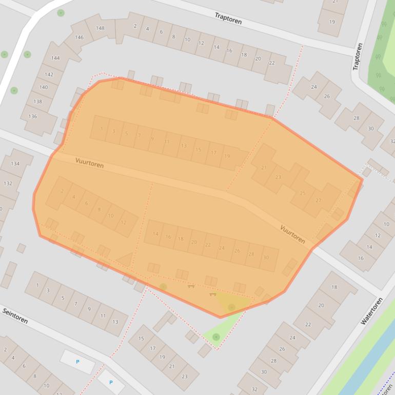 Kaart van postcodegebied 4336KN.