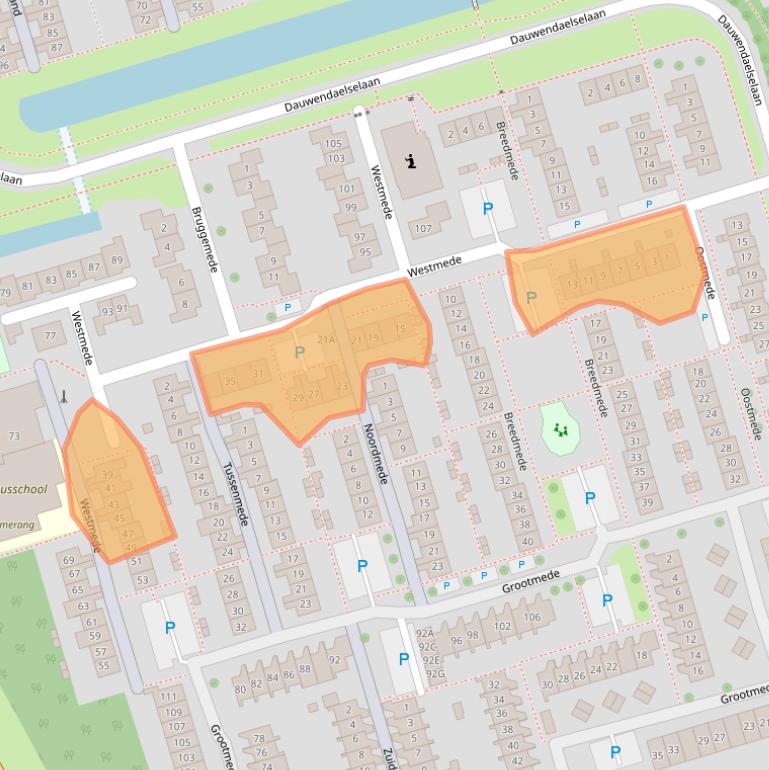 Kaart van postcodegebied 4337AK.