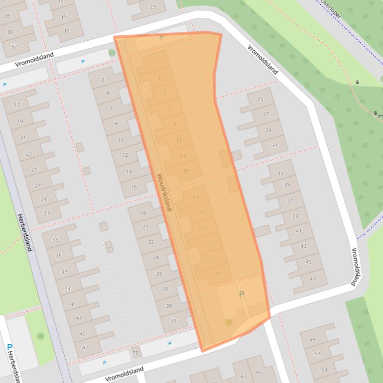 Kaart van postcodegebied 4337CR.