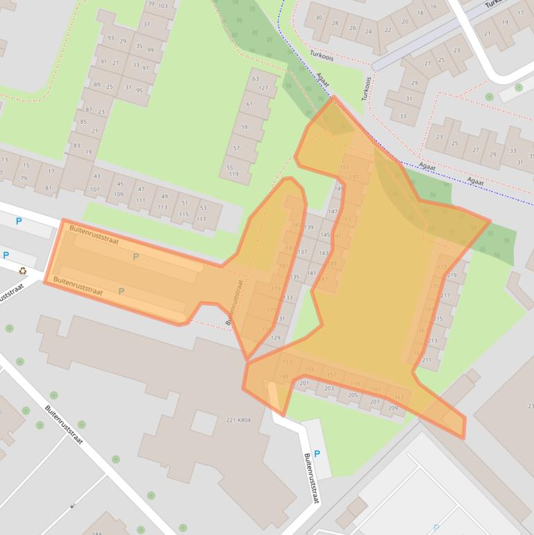 Kaart van postcodegebied 4337EM.