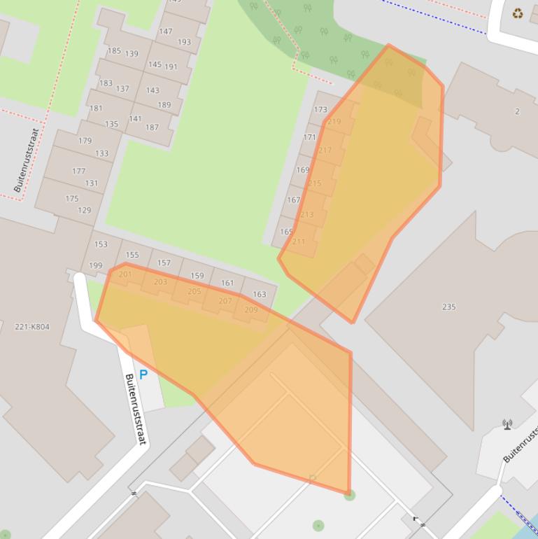 Kaart van postcodegebied 4337EN.