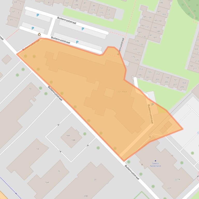 Kaart van postcodegebied 4337EP.