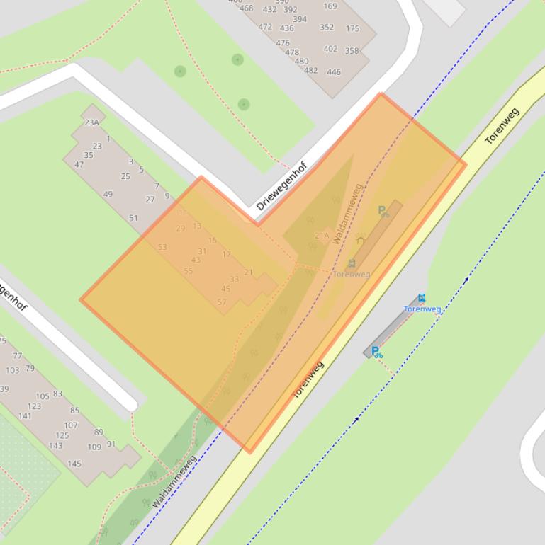 Kaart van postcodegebied 4337GB.