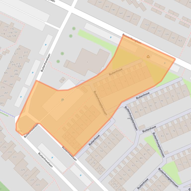 Kaart van postcodegebied 4337HA.