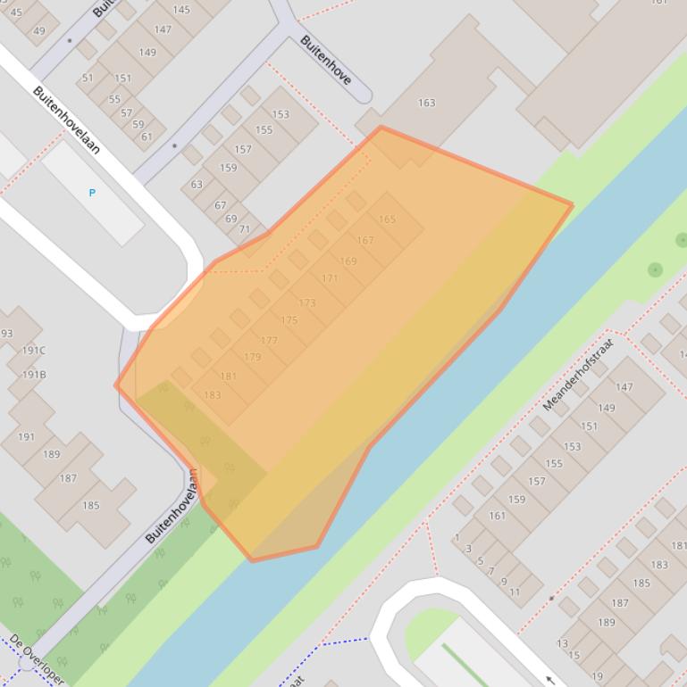 Kaart van postcodegebied 4337HH.