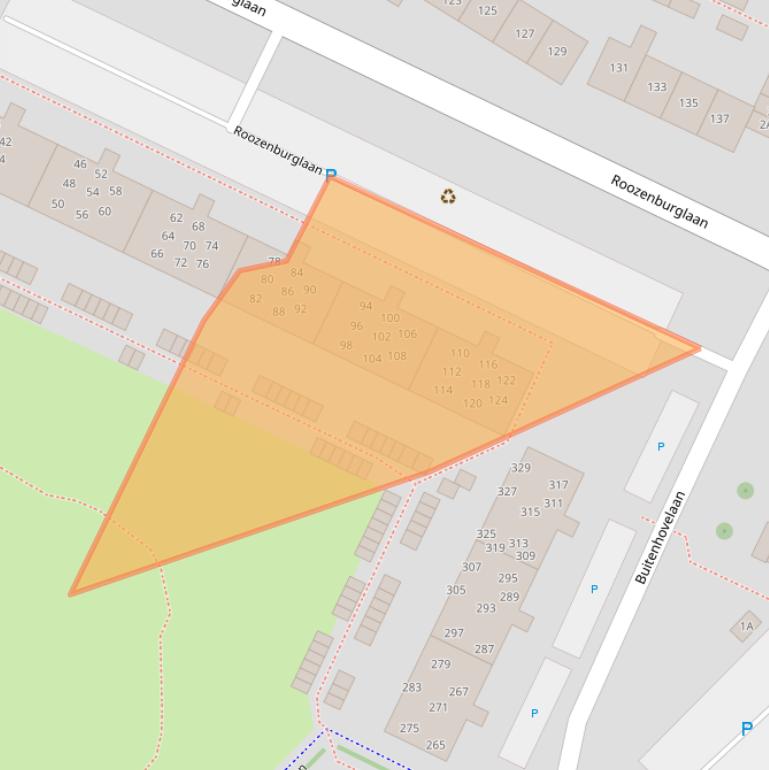 Kaart van postcodegebied 4337JK.