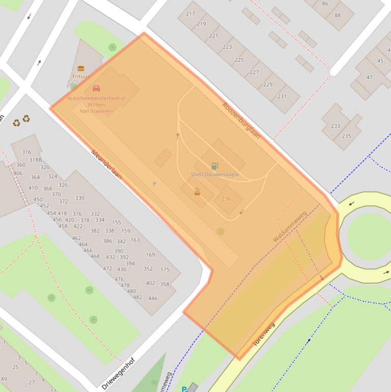 Kaart van postcodegebied 4337JL.