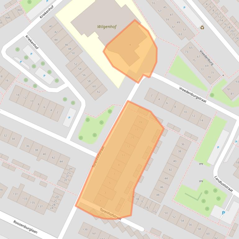 Kaart van postcodegebied 4337JV.