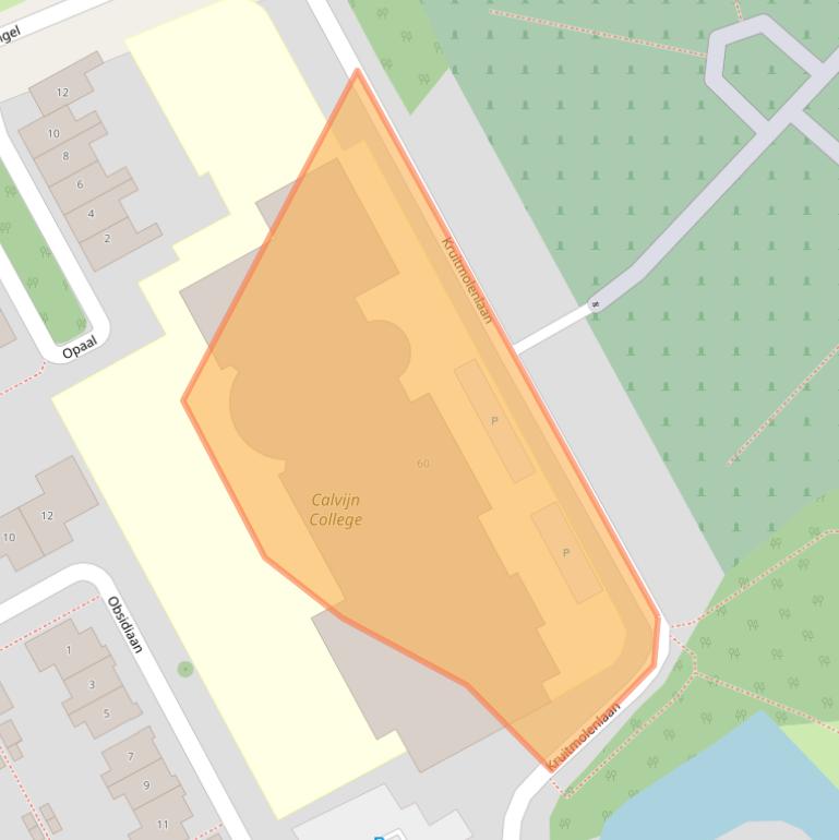 Kaart van postcodegebied 4337KR.