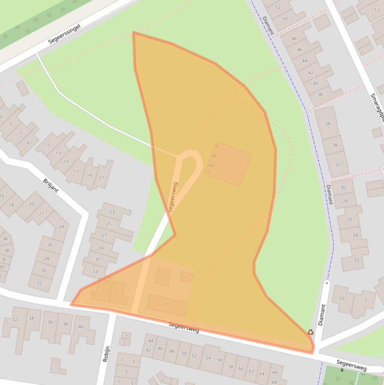 Kaart van postcodegebied 4337LC.