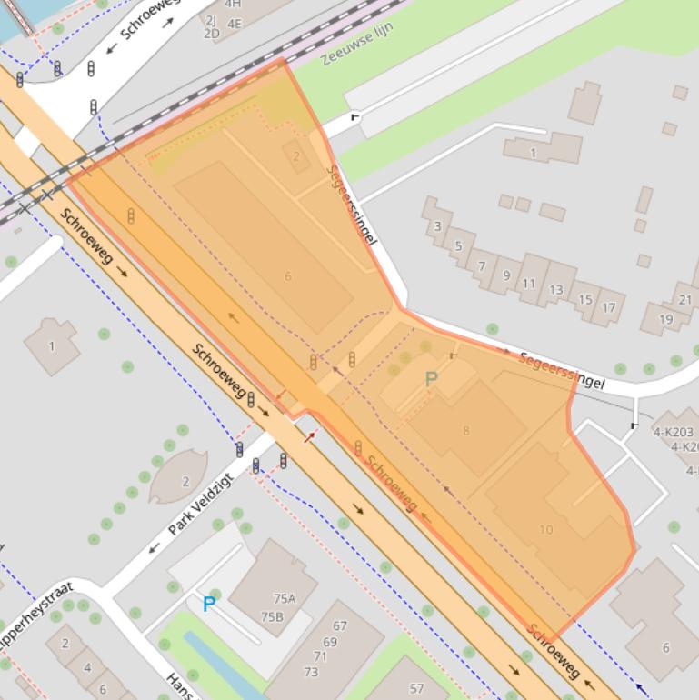 Kaart van postcodegebied 4337LG.