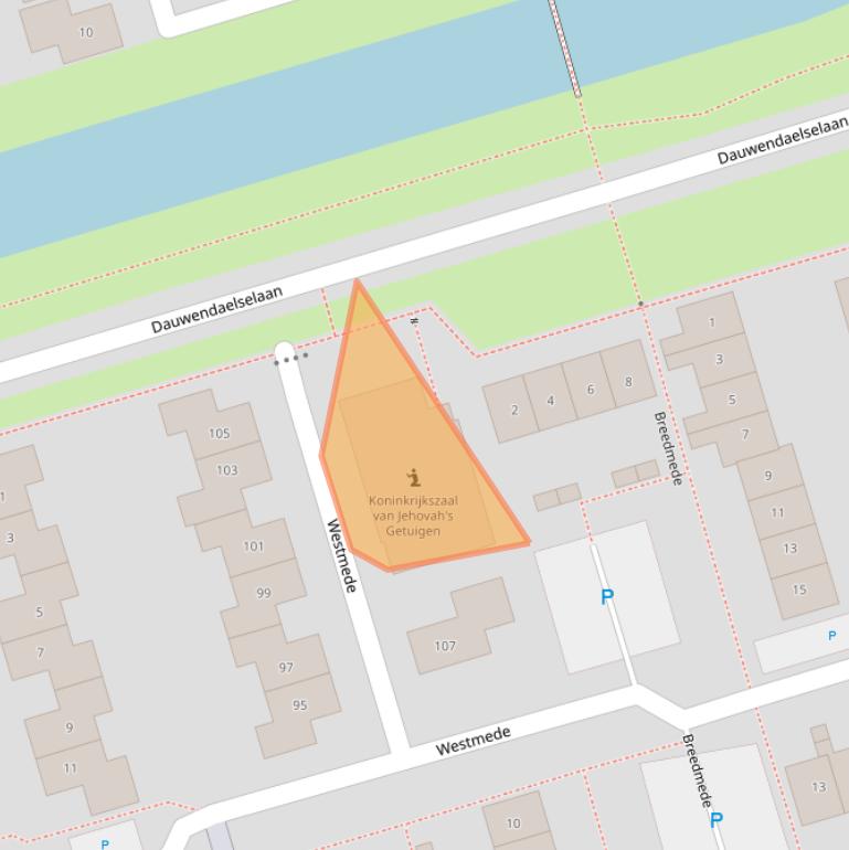 Kaart van postcodegebied 4337LK.