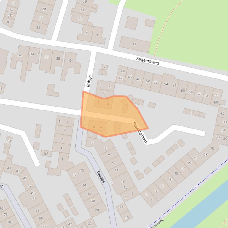 Kaart van postcodegebied 4337LX.