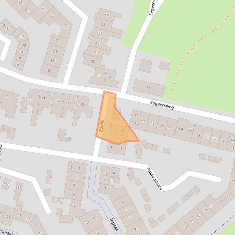 Kaart van postcodegebied 4337ML.