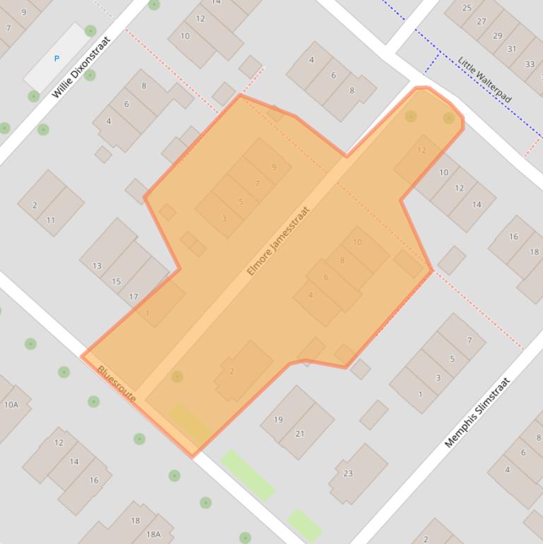 Kaart van postcodegebied 4337PJ.