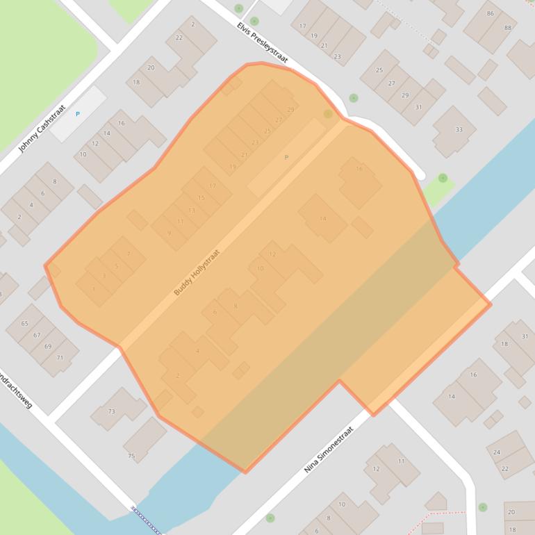 Kaart van postcodegebied 4337PT.