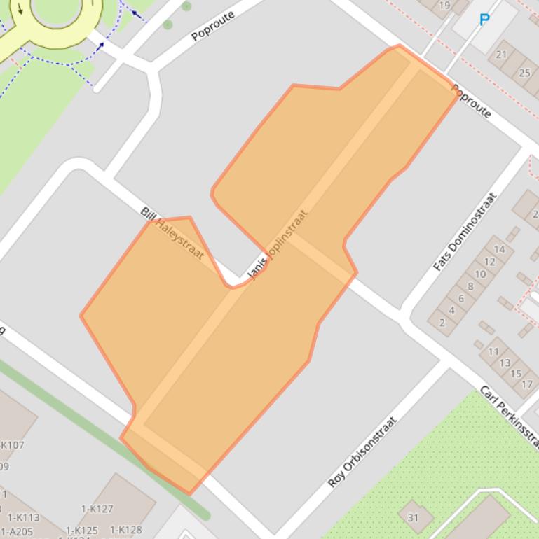 Kaart van postcodegebied 4337RG.