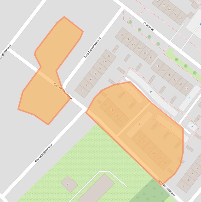 Kaart van postcodegebied 4337RH.