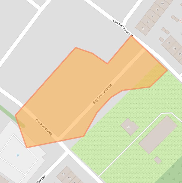 Kaart van postcodegebied 4337RJ.